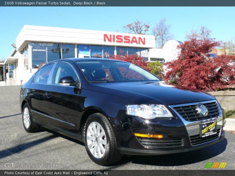 Deep Black / Black 2008 Volkswagen Passat Turbo Sedan