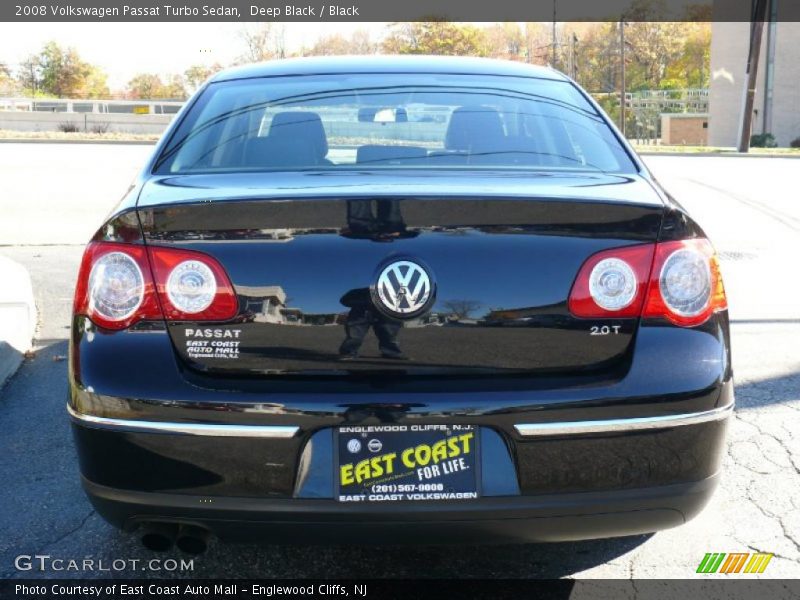 Deep Black / Black 2008 Volkswagen Passat Turbo Sedan