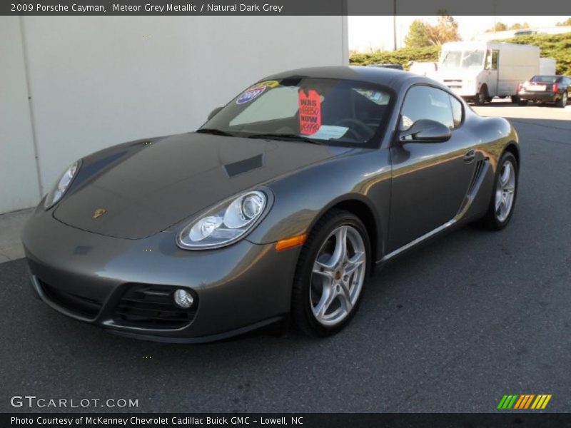 Meteor Grey Metallic / Natural Dark Grey 2009 Porsche Cayman