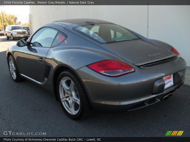 Meteor Grey Metallic / Natural Dark Grey 2009 Porsche Cayman