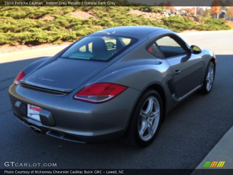Meteor Grey Metallic / Natural Dark Grey 2009 Porsche Cayman