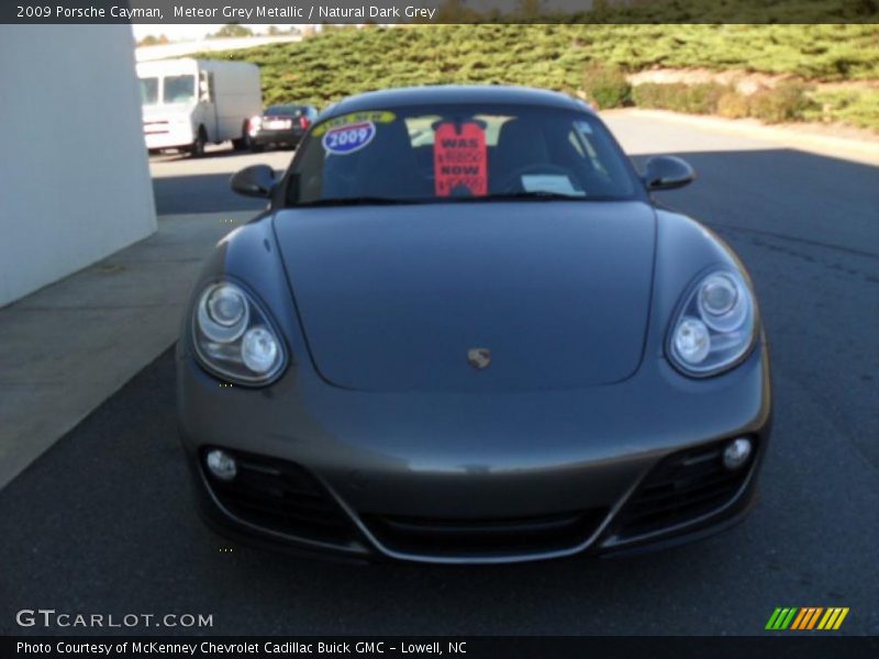 Meteor Grey Metallic / Natural Dark Grey 2009 Porsche Cayman