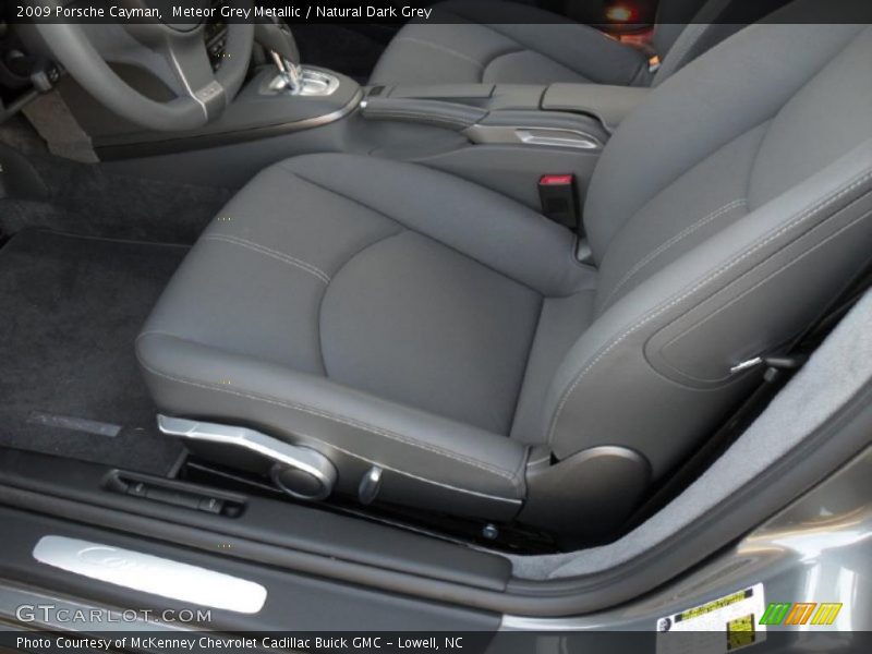 Meteor Grey Metallic / Natural Dark Grey 2009 Porsche Cayman