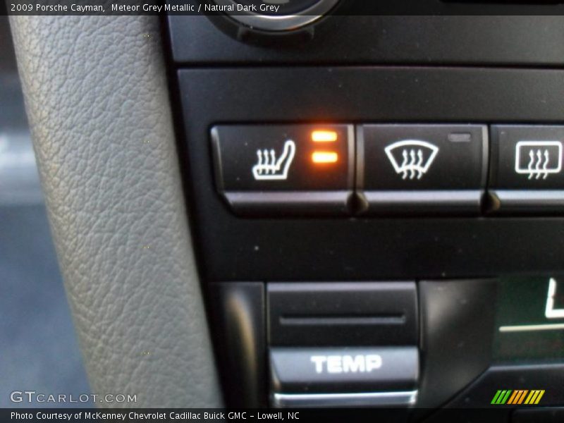 Meteor Grey Metallic / Natural Dark Grey 2009 Porsche Cayman