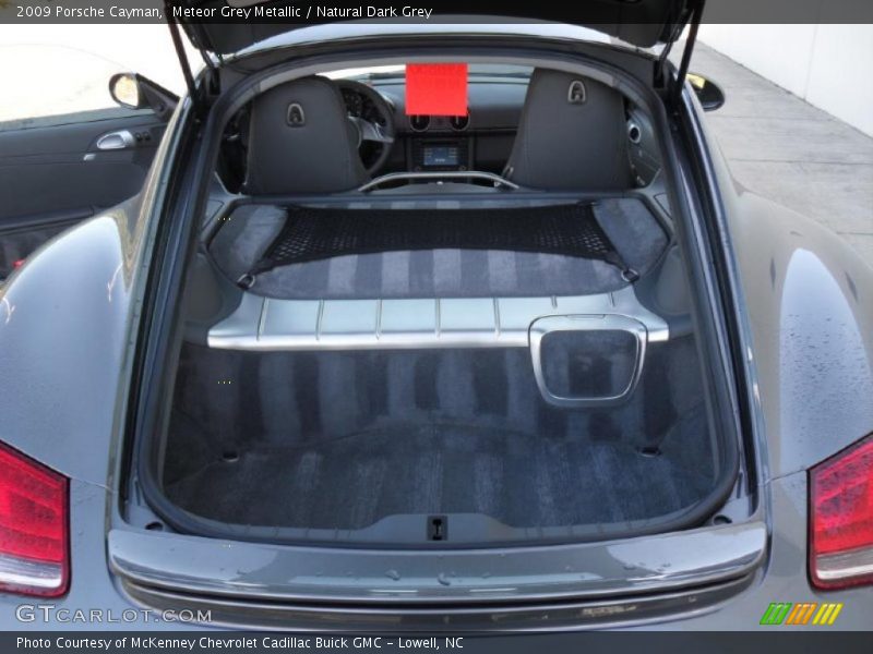 Meteor Grey Metallic / Natural Dark Grey 2009 Porsche Cayman