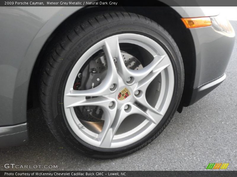 Meteor Grey Metallic / Natural Dark Grey 2009 Porsche Cayman