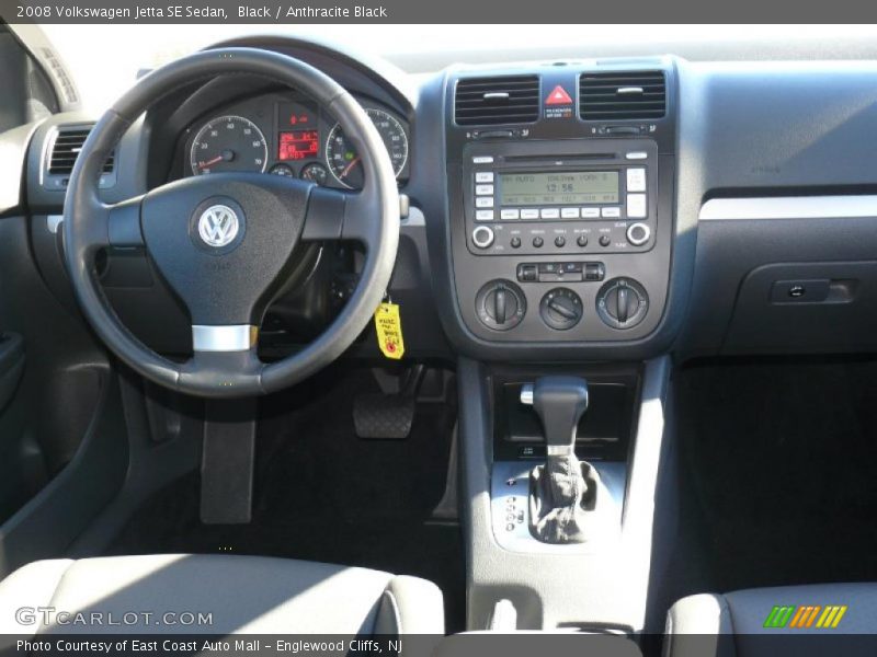 Black / Anthracite Black 2008 Volkswagen Jetta SE Sedan