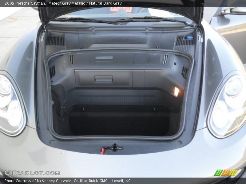 Meteor Grey Metallic / Natural Dark Grey 2009 Porsche Cayman
