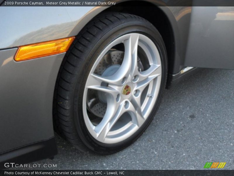 Meteor Grey Metallic / Natural Dark Grey 2009 Porsche Cayman