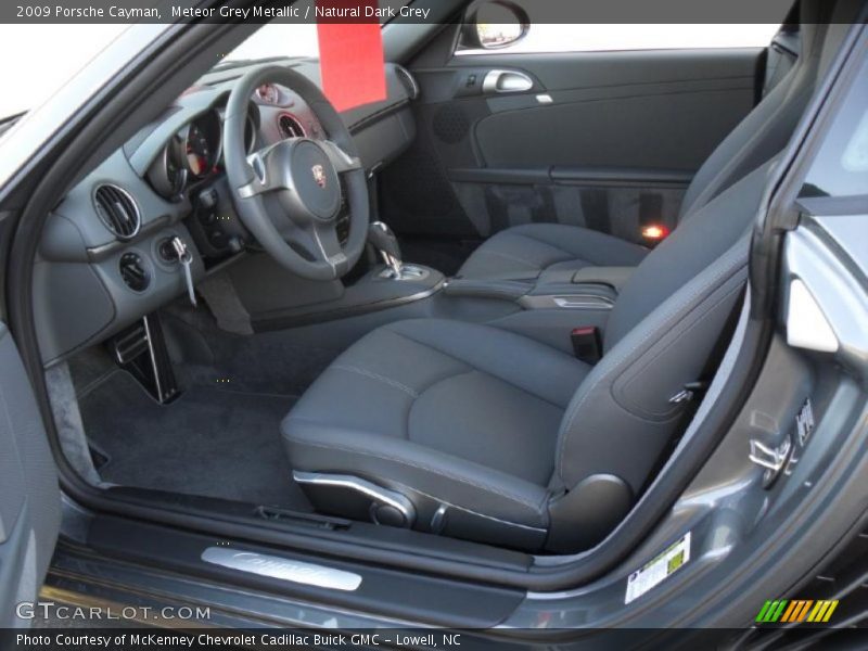 Meteor Grey Metallic / Natural Dark Grey 2009 Porsche Cayman
