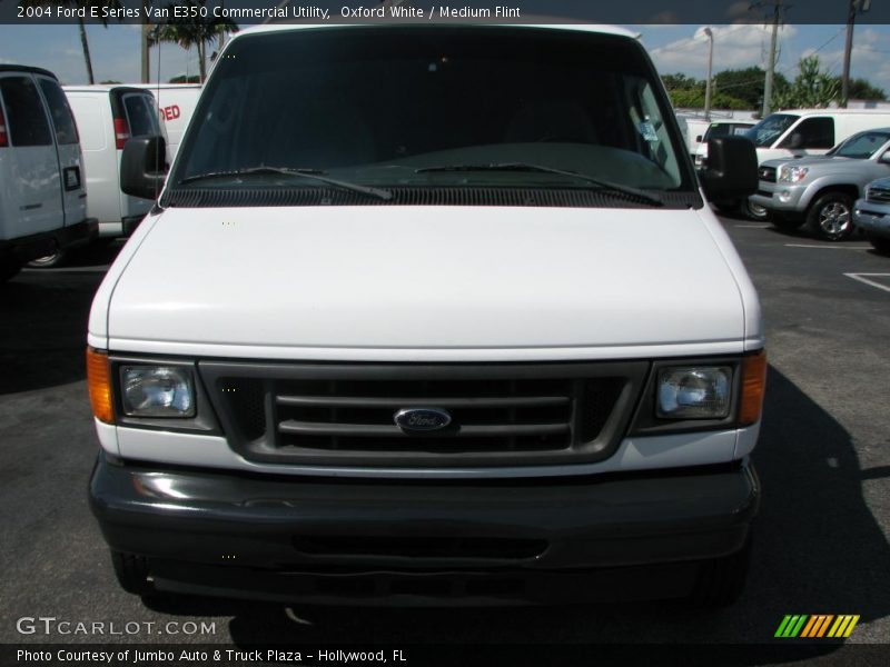 Oxford White / Medium Flint 2004 Ford E Series Van E350 Commercial Utility