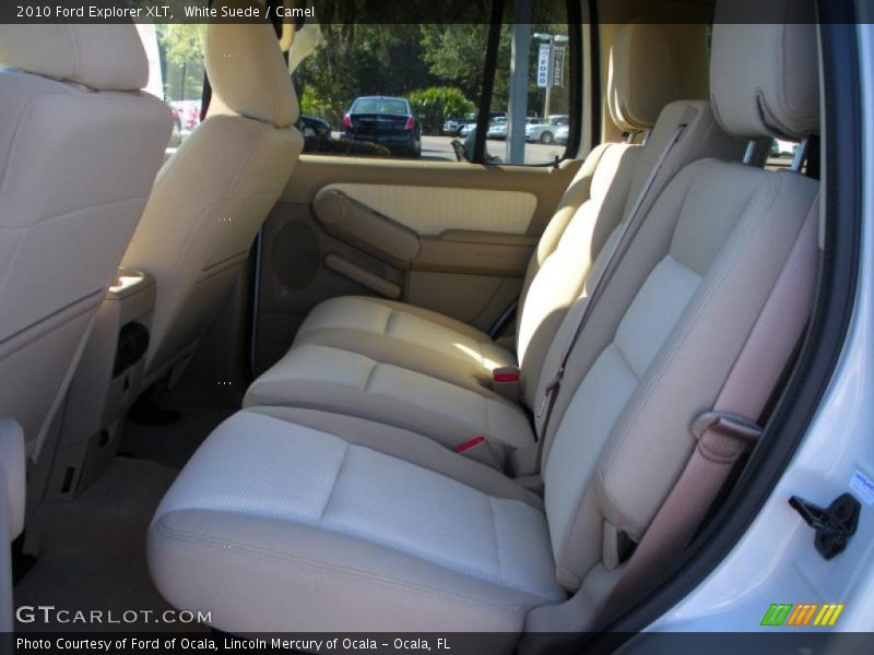 White Suede / Camel 2010 Ford Explorer XLT