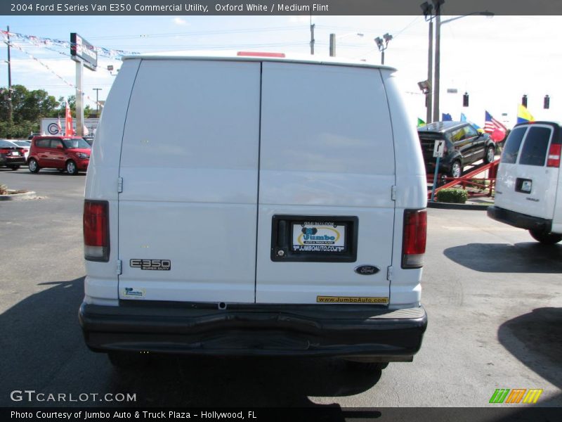 Oxford White / Medium Flint 2004 Ford E Series Van E350 Commercial Utility