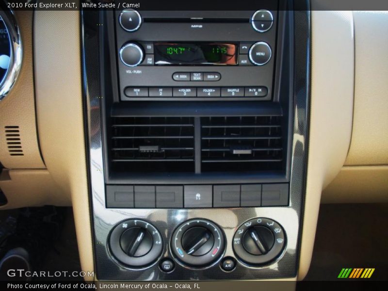 White Suede / Camel 2010 Ford Explorer XLT