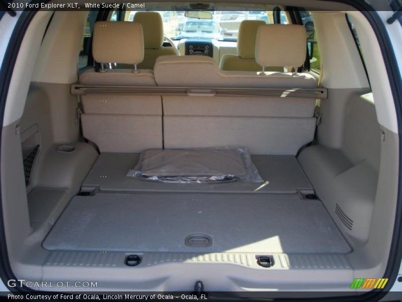 White Suede / Camel 2010 Ford Explorer XLT