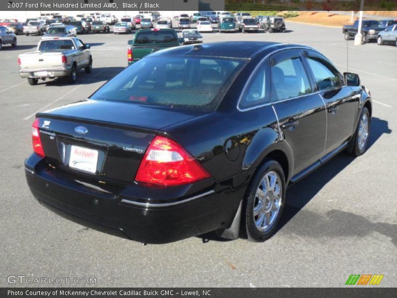 Black / Black 2007 Ford Five Hundred Limited AWD