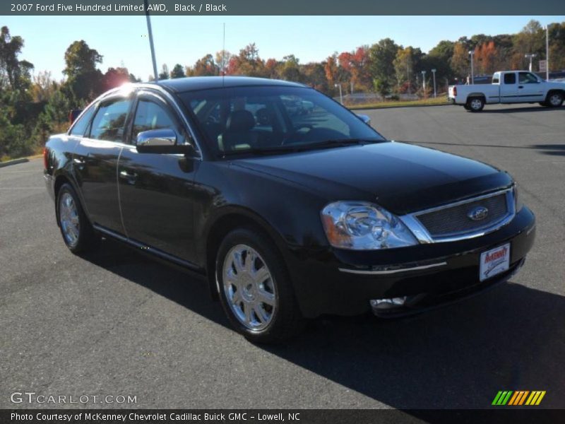 Black / Black 2007 Ford Five Hundred Limited AWD