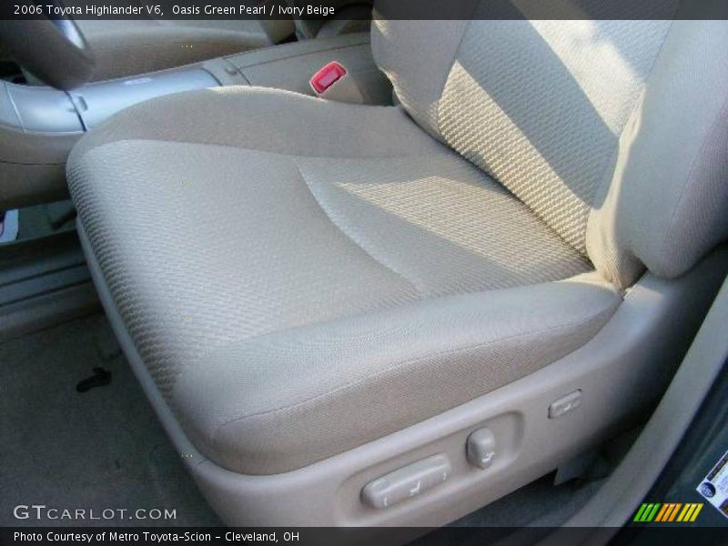 Oasis Green Pearl / Ivory Beige 2006 Toyota Highlander V6