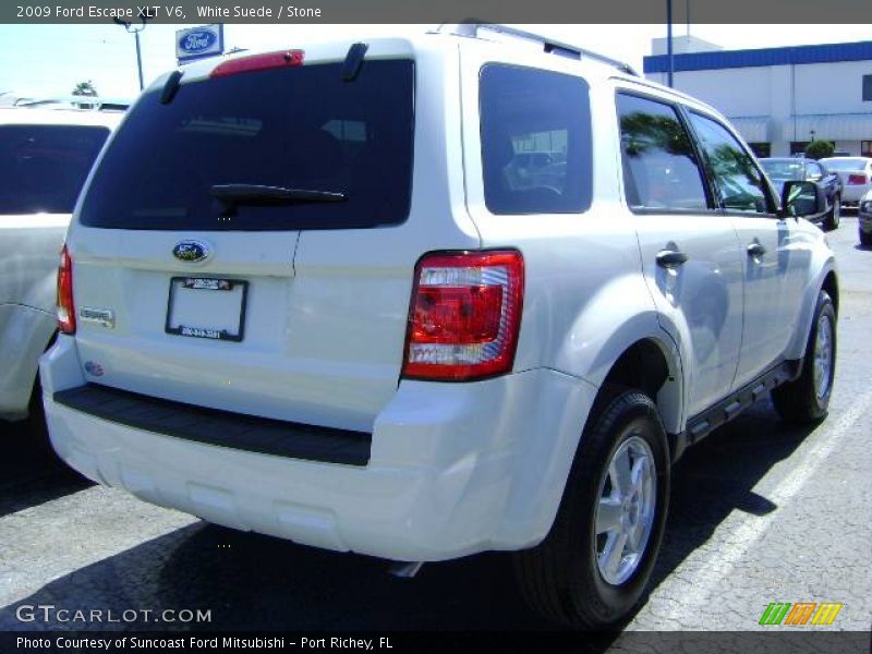 White Suede / Stone 2009 Ford Escape XLT V6