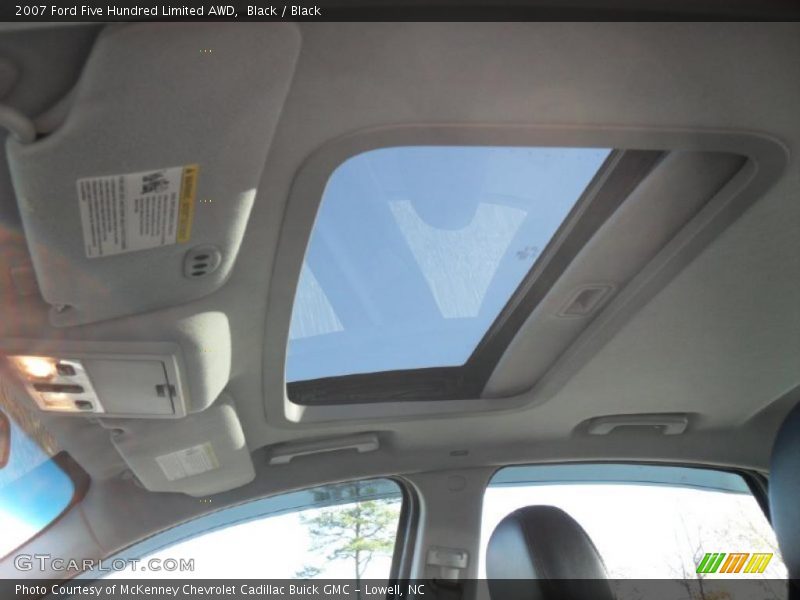 Black / Black 2007 Ford Five Hundred Limited AWD