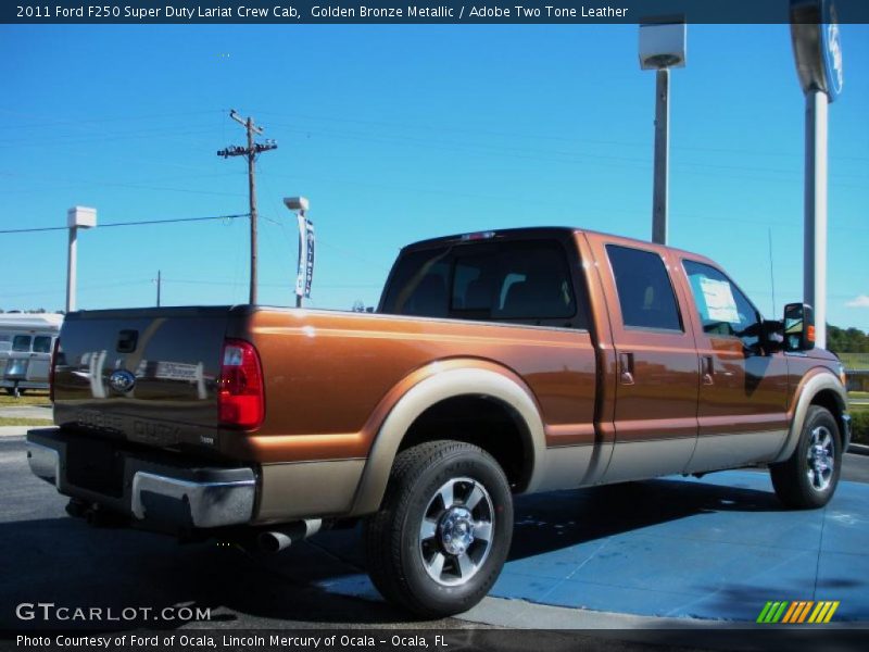  2011 F250 Super Duty Lariat Crew Cab Golden Bronze Metallic