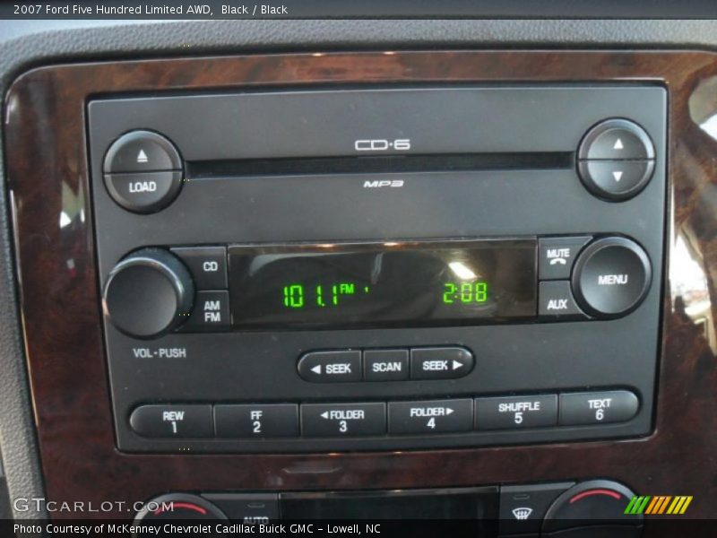Black / Black 2007 Ford Five Hundred Limited AWD