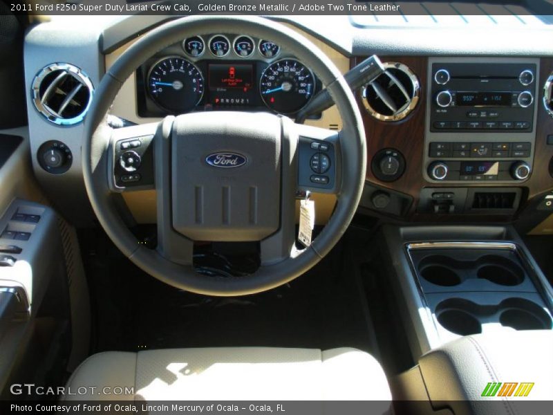 Dashboard of 2011 F250 Super Duty Lariat Crew Cab