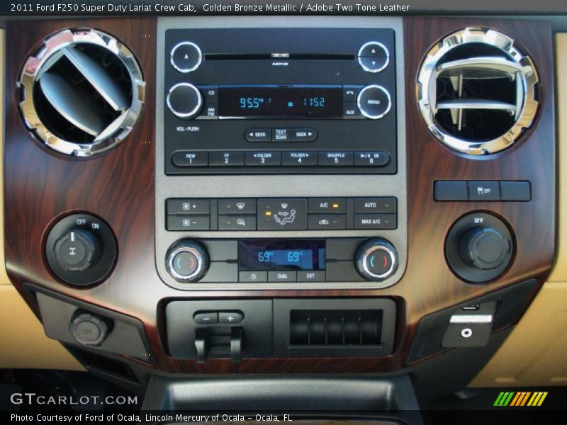 Controls of 2011 F250 Super Duty Lariat Crew Cab