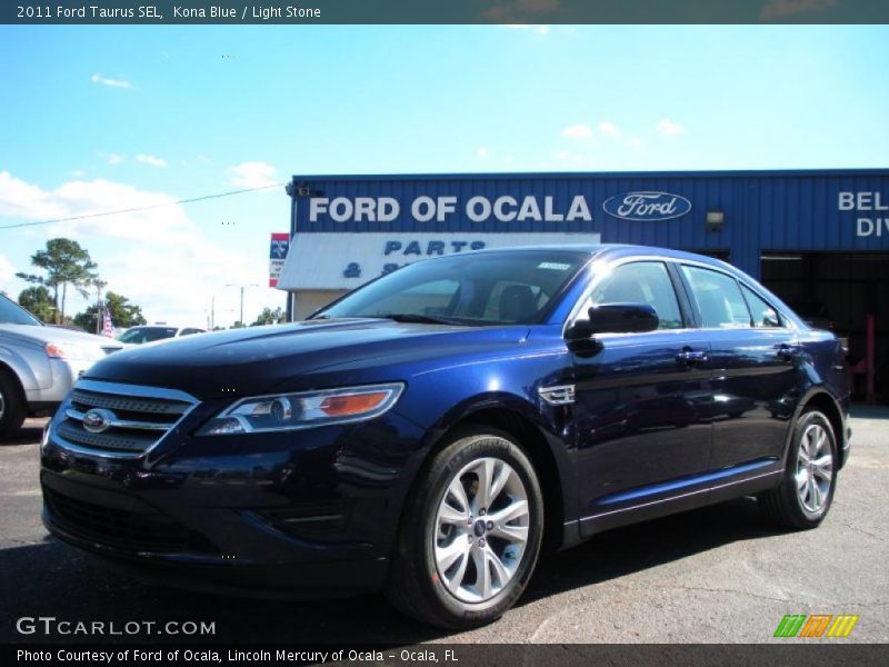 Kona Blue / Light Stone 2011 Ford Taurus SEL