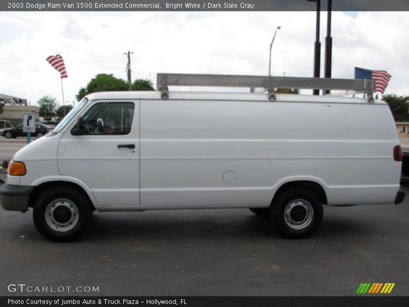 Bright White / Dark Slate Gray 2003 Dodge Ram Van 3500 Extended Commercial