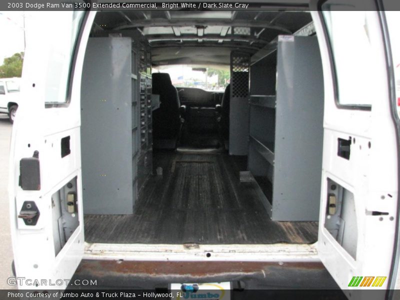 Bright White / Dark Slate Gray 2003 Dodge Ram Van 3500 Extended Commercial