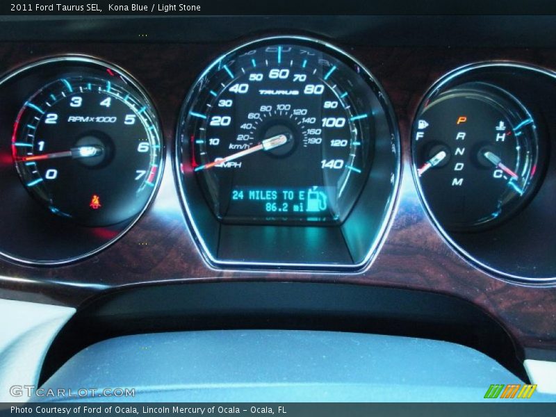Kona Blue / Light Stone 2011 Ford Taurus SEL