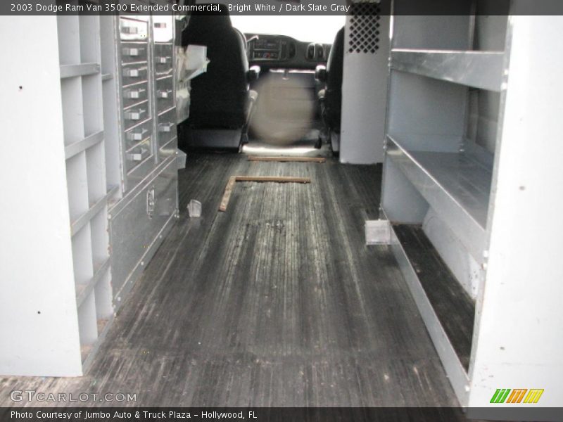 Bright White / Dark Slate Gray 2003 Dodge Ram Van 3500 Extended Commercial