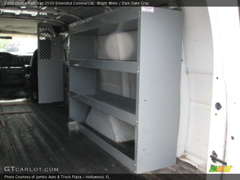 Bright White / Dark Slate Gray 2003 Dodge Ram Van 3500 Extended Commercial