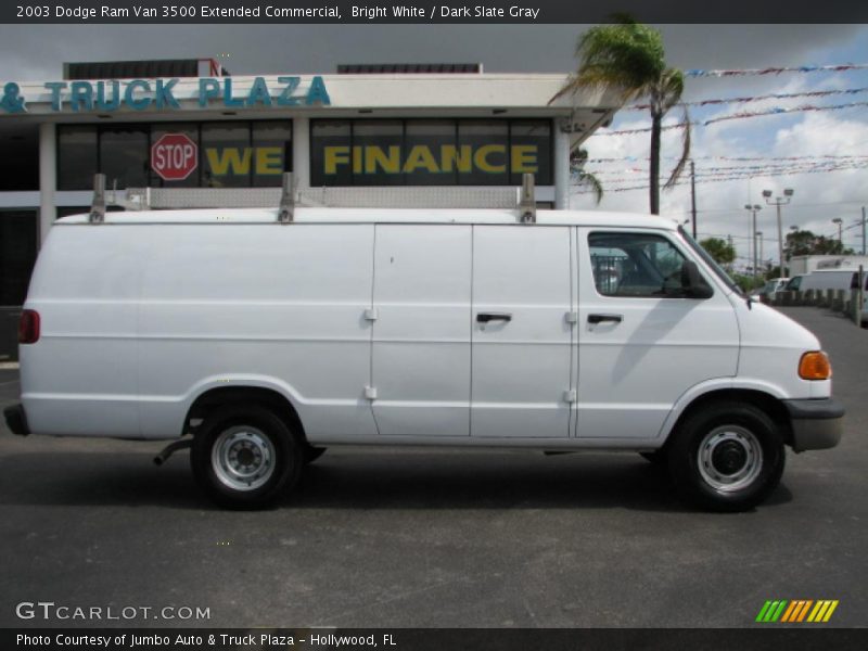 Bright White / Dark Slate Gray 2003 Dodge Ram Van 3500 Extended Commercial