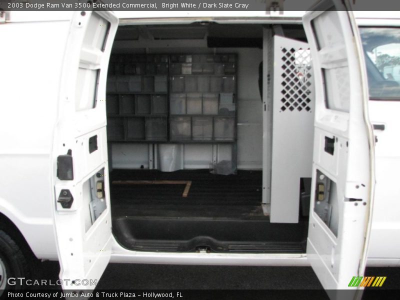 Bright White / Dark Slate Gray 2003 Dodge Ram Van 3500 Extended Commercial