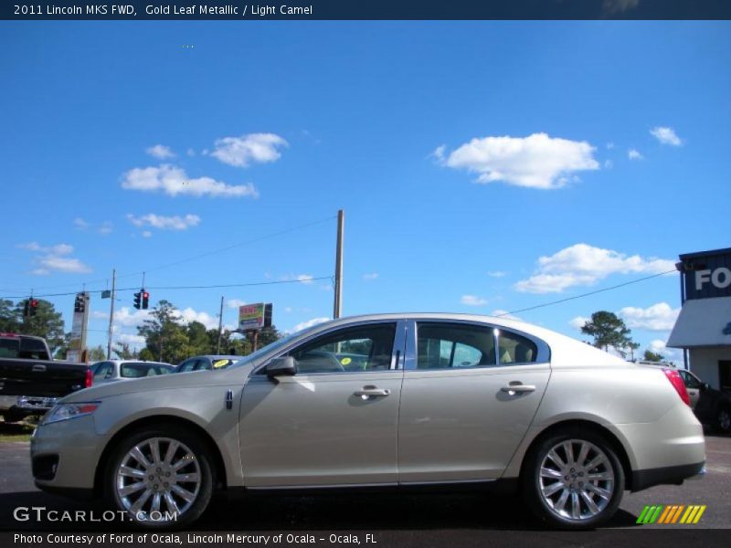 Gold Leaf Metallic / Light Camel 2011 Lincoln MKS FWD