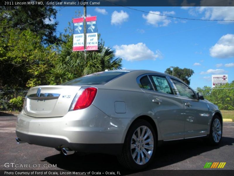 Gold Leaf Metallic / Light Camel 2011 Lincoln MKS FWD