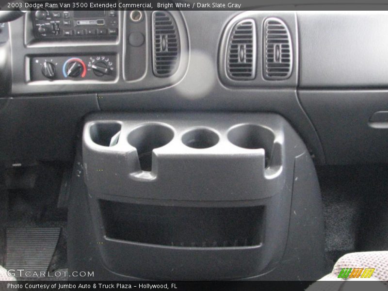 Bright White / Dark Slate Gray 2003 Dodge Ram Van 3500 Extended Commercial