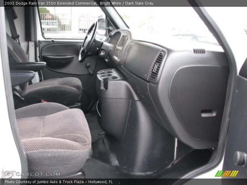 Bright White / Dark Slate Gray 2003 Dodge Ram Van 3500 Extended Commercial
