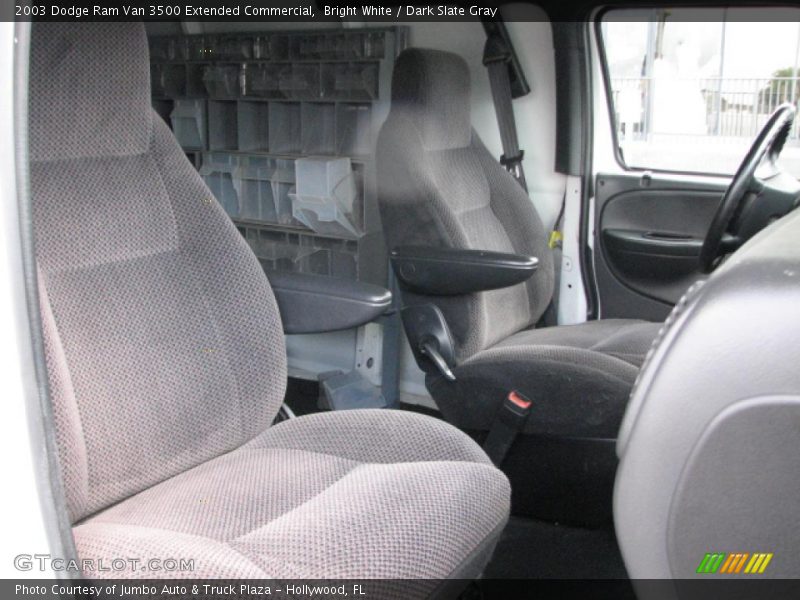 Bright White / Dark Slate Gray 2003 Dodge Ram Van 3500 Extended Commercial