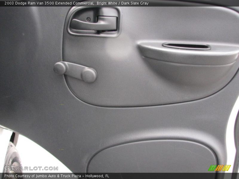 Bright White / Dark Slate Gray 2003 Dodge Ram Van 3500 Extended Commercial