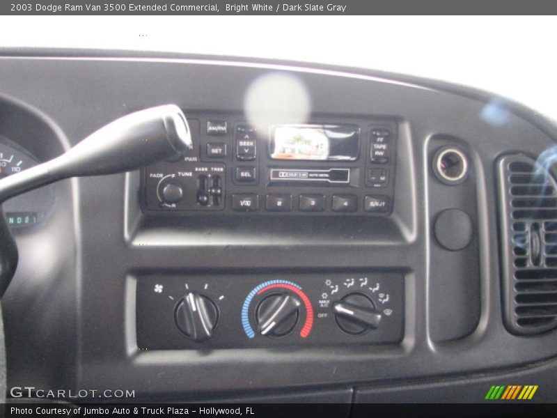 Bright White / Dark Slate Gray 2003 Dodge Ram Van 3500 Extended Commercial