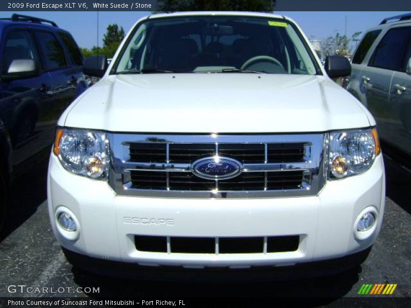 White Suede / Stone 2009 Ford Escape XLT V6