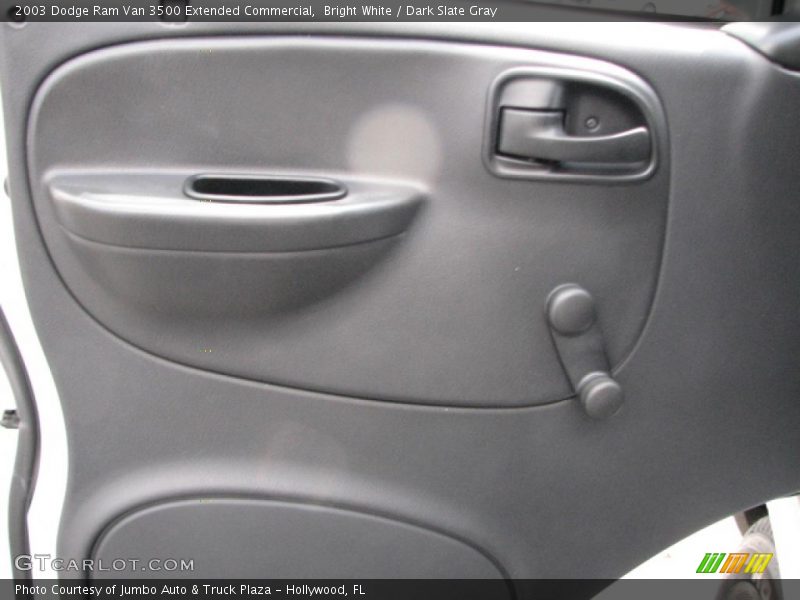 Bright White / Dark Slate Gray 2003 Dodge Ram Van 3500 Extended Commercial