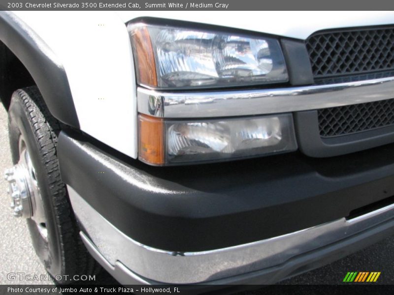 Summit White / Medium Gray 2003 Chevrolet Silverado 3500 Extended Cab
