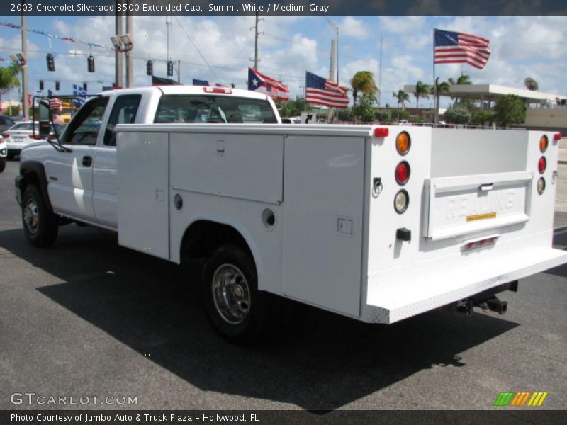 Summit White / Medium Gray 2003 Chevrolet Silverado 3500 Extended Cab