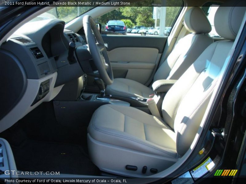  2011 Fusion Hybrid Medium Light Stone Interior