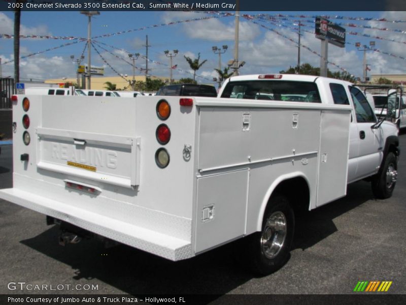 Summit White / Medium Gray 2003 Chevrolet Silverado 3500 Extended Cab