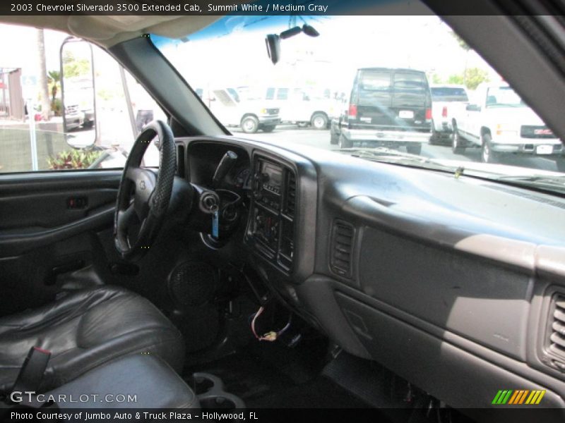 Summit White / Medium Gray 2003 Chevrolet Silverado 3500 Extended Cab